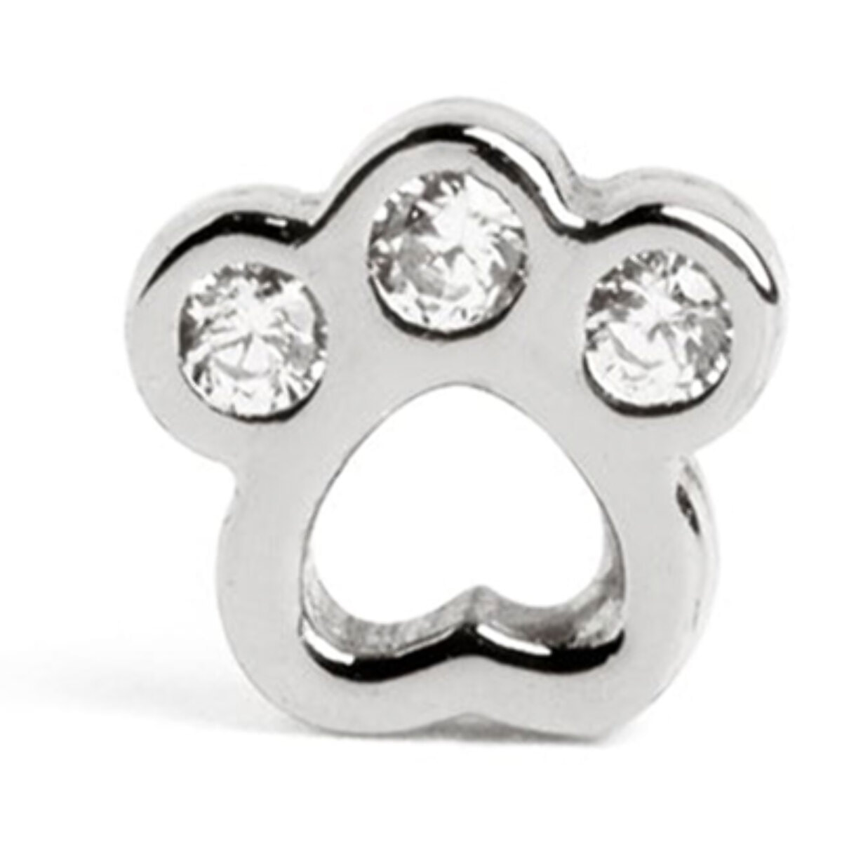 Pendiente Suelto Mini Paw Plata
