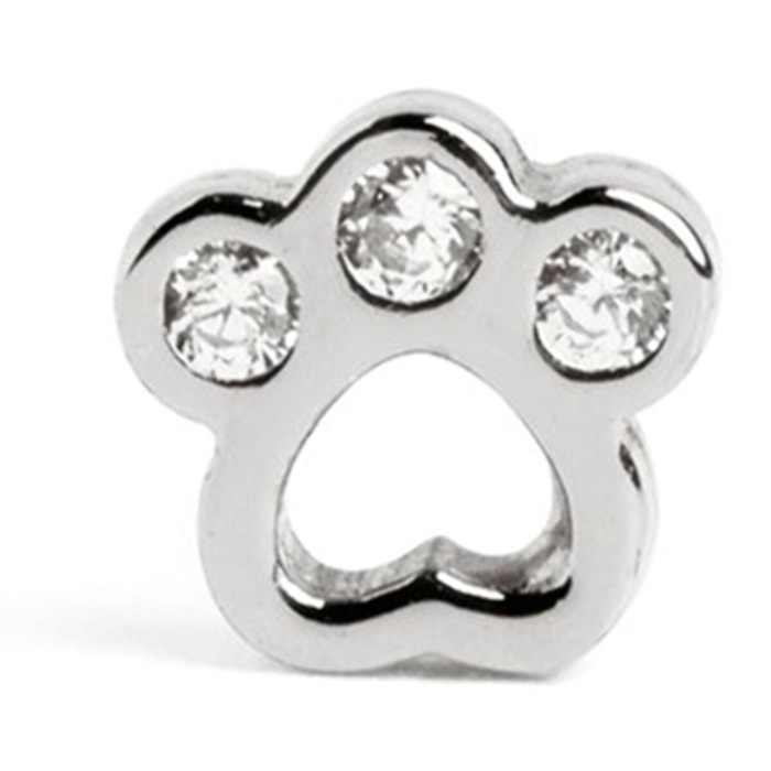 Pendiente Suelto Mini Paw Plata