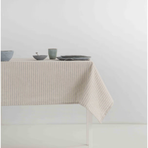 Nappe anti-tâches 100% coton Baku Rayas Perla