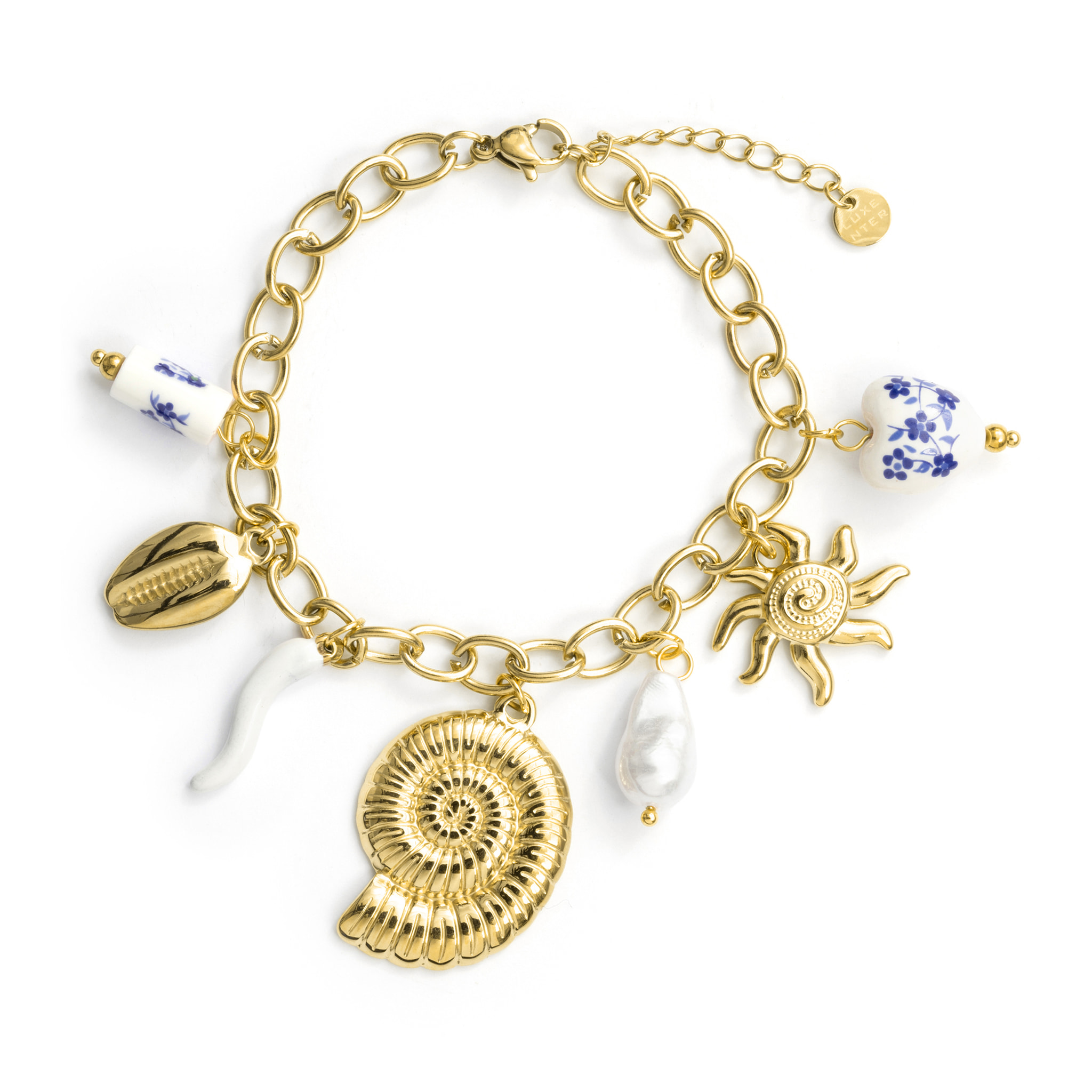 Pulsera Ribeleg acabado oro amarillo 18k