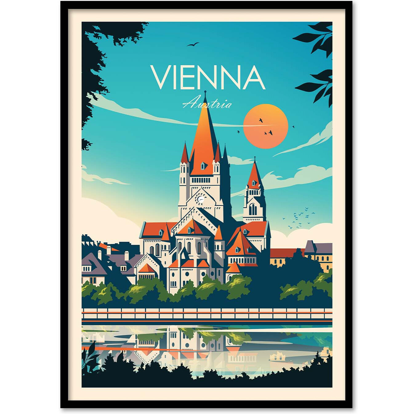 Affiche - Vienna Austria - Studio Inception
