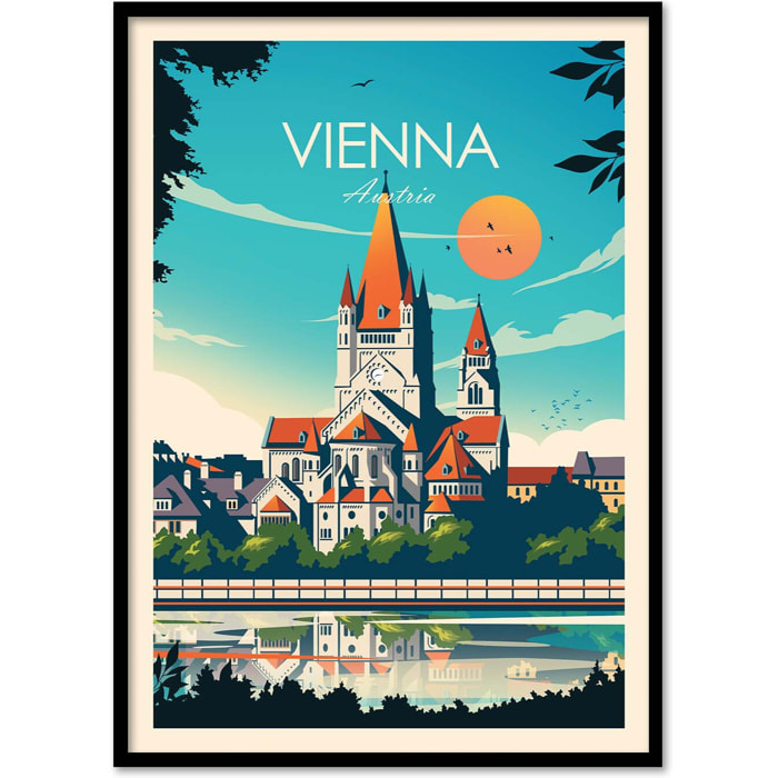 Affiche - Vienna Austria - Studio Inception