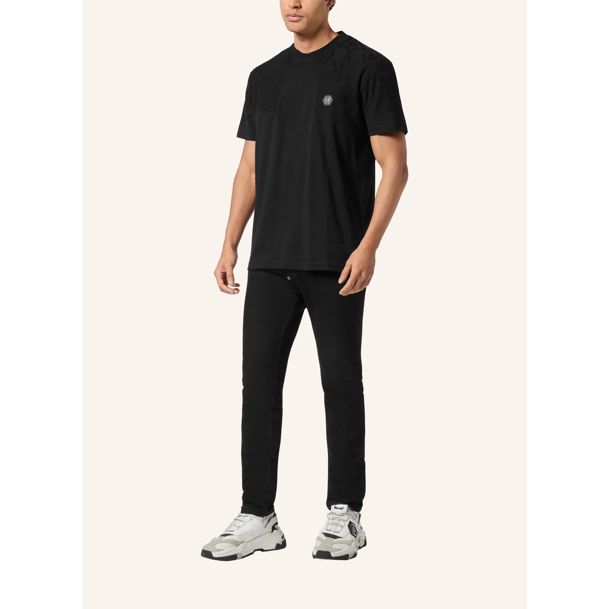 PHILIPP PLEIN Maglietta girocollo Ss CREST