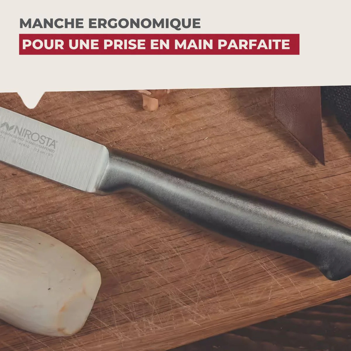 Couteau universel 24 cm en inox Set de 2 couteaux de cuisine professionnels Nirosta Star