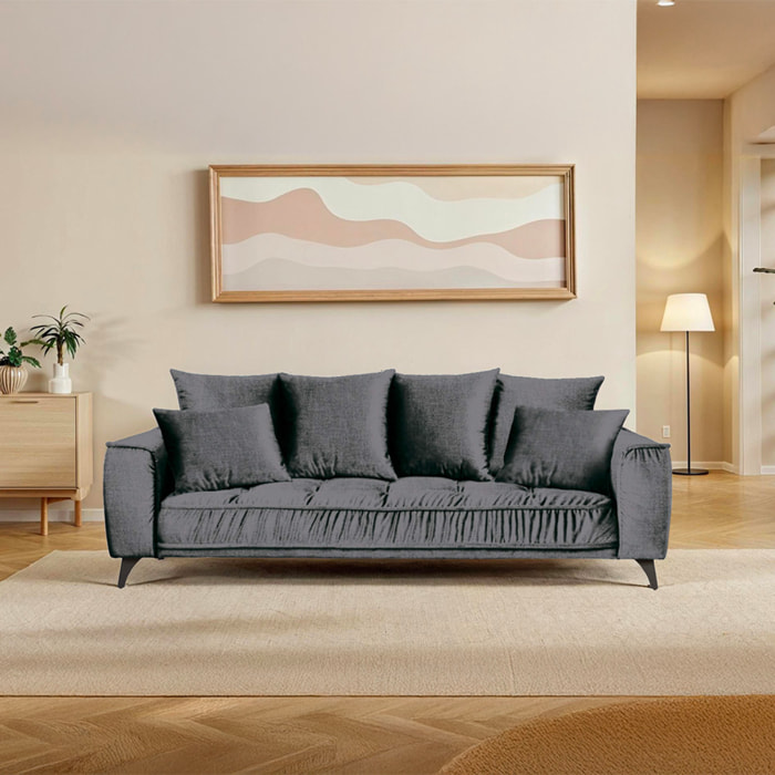 Canapé Tissu Droit Altamo - 3 Places