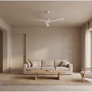 Forlight Ventilador IP20 Mogan Blanco brillante Blanco