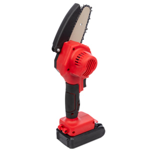 Motosierra de 4 pulgadas, 21V, 20000 RPM, 180W y DOBLE BATERIA de 13000mAh.