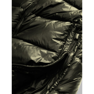 Abrigo para mujer ECOON Niza long jacket - Khaki
