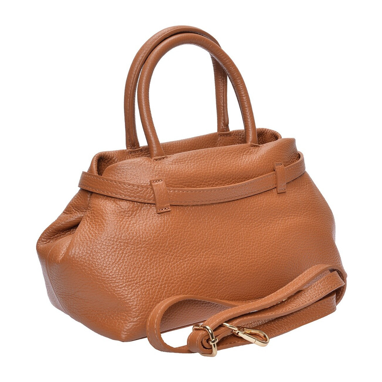 Borsa a mano Anna Luchini Cammello