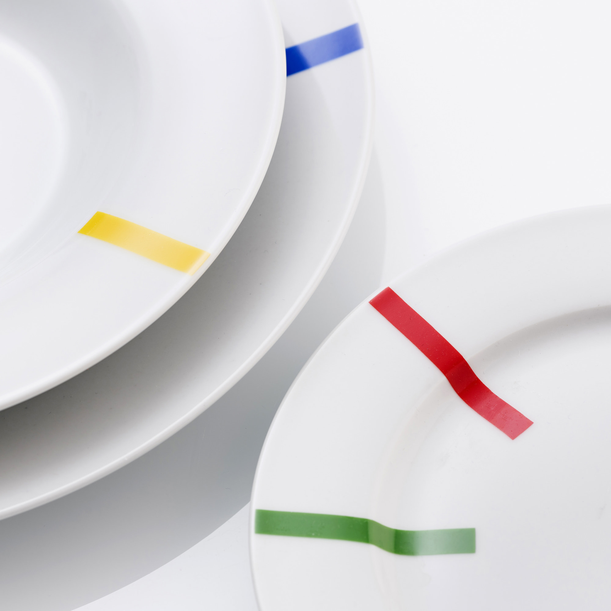 Set 4pc plato llano porcelana, benetton