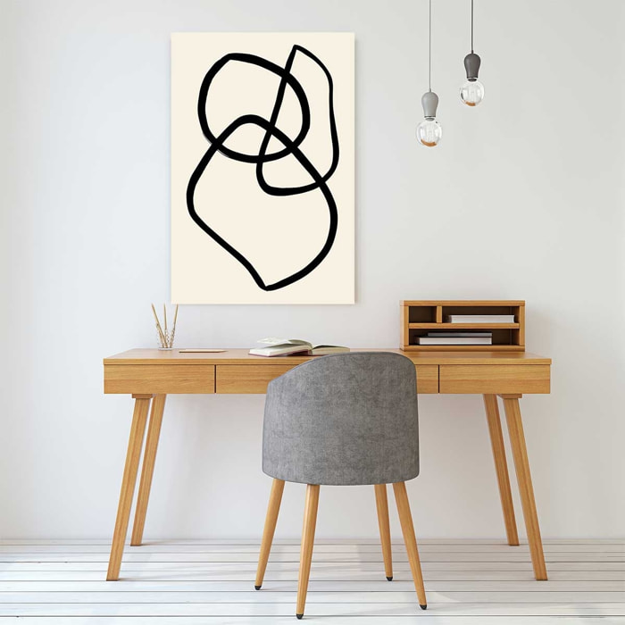 Tableau line art bold II Toile imprimée