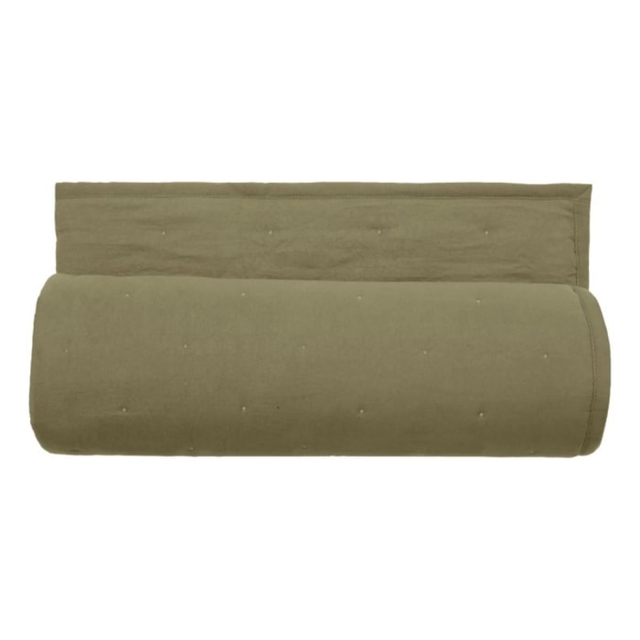 Couvre lit matelassé microfibre lavée ''Céleste'' toutes dimensions Vent du sud - Céleste Mousse