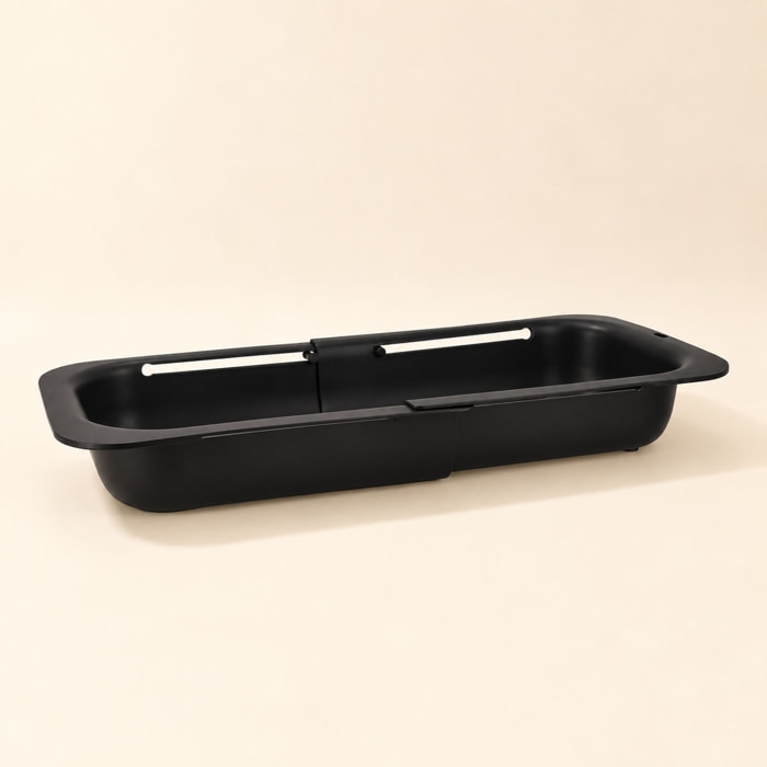 Panier égouttoir extensible 34.5-48cm en polypropylène et inox