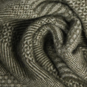 Piquadro Sciarpa in pura lana 100% con motivo district check