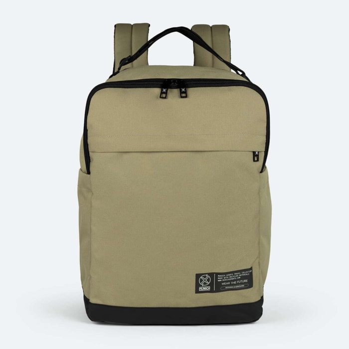 Mochila underseat beige de poliéster reciclado MUNICH GATE X-39 UNDERSEAT BACKPACK