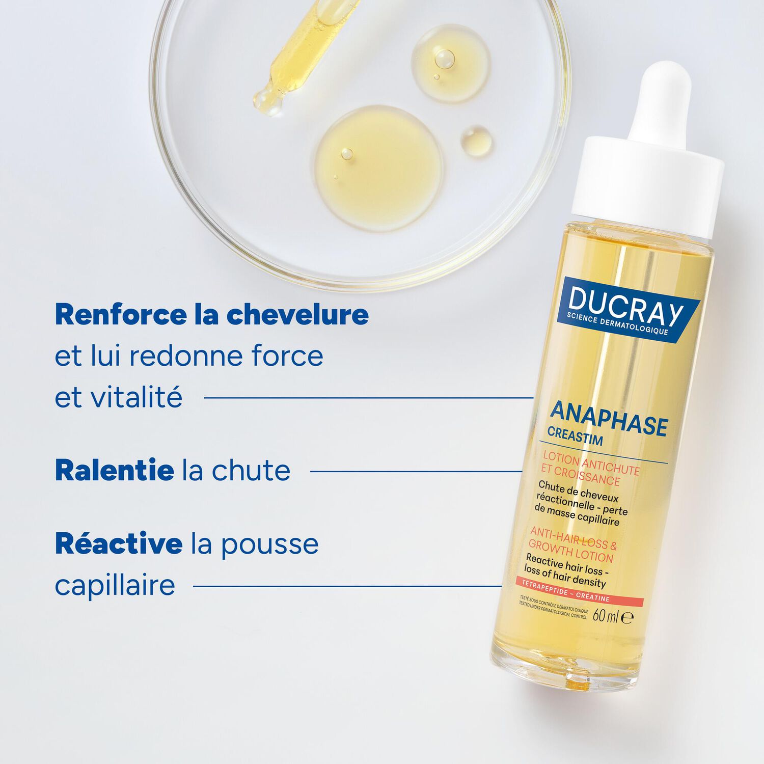Ducray Lotion Antichute et Croissance Anaphase Creastim - Lotion Antichute et Croissance