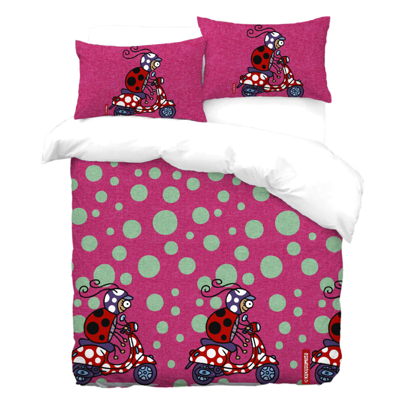 Funda Nórdica Kukuxumusu Marymoto - 100% algodón -