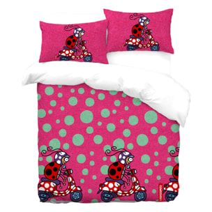 Funda Nórdica Kukuxumusu Marymoto - 100% algodón -