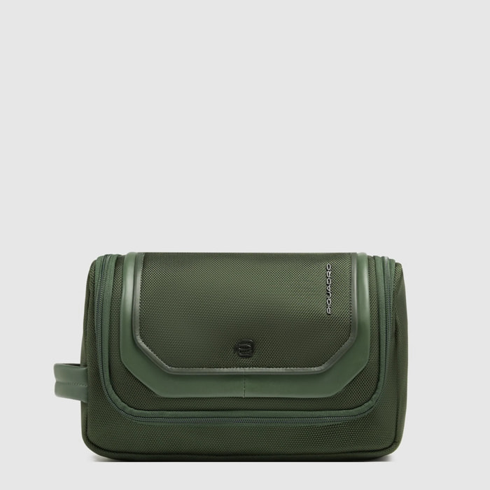 Piquadro Beauty case in tessuto riciclato