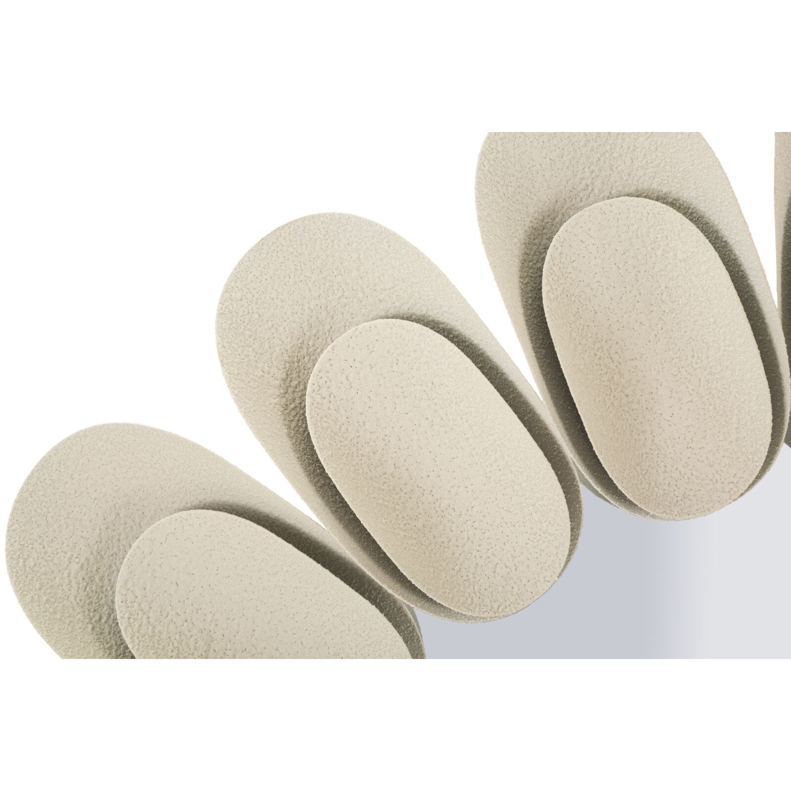 SPECCHIO DA MURO DUNE DOUBLE CM Ø 85X6 (MISURA SPECCHIO CM Ø 50)