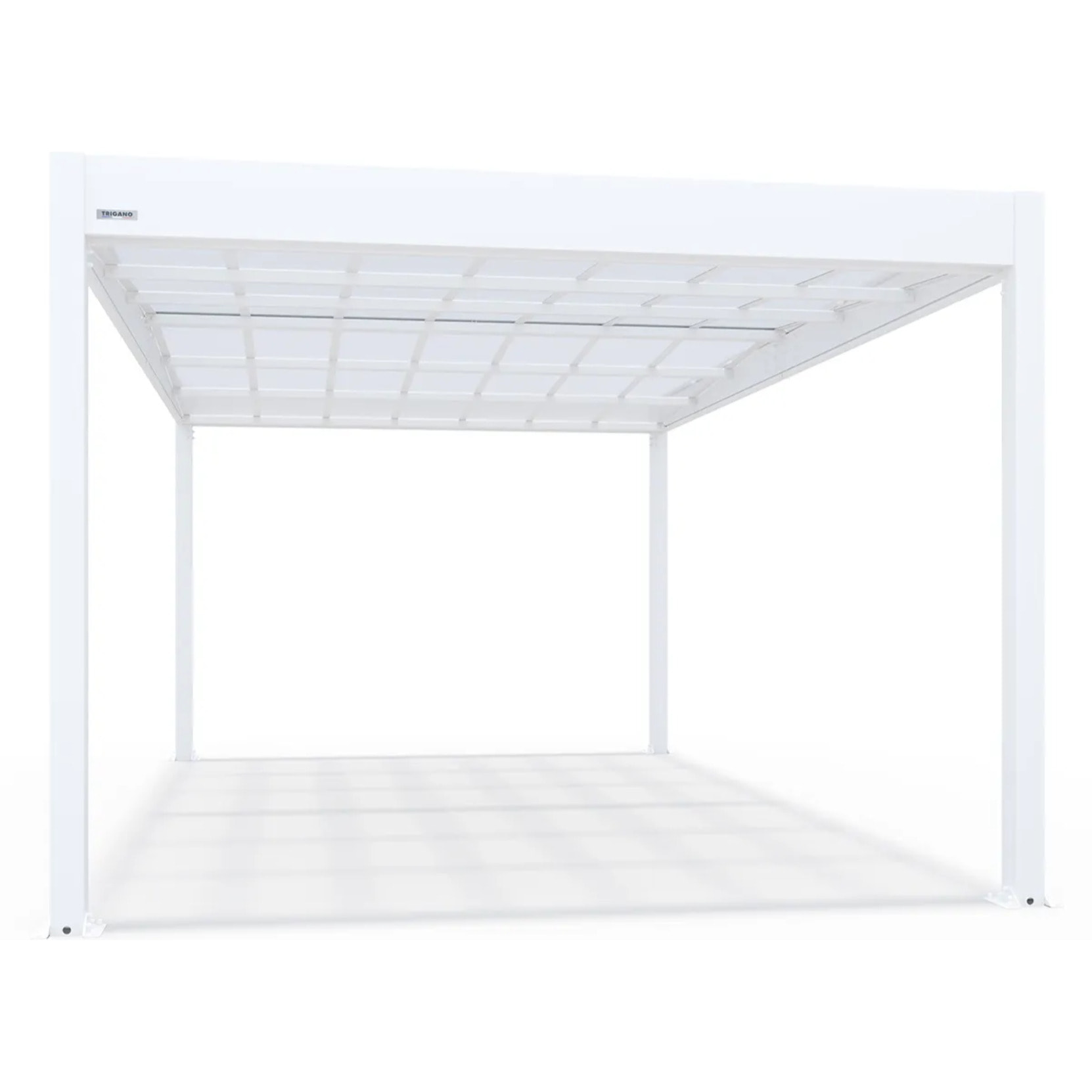 Carport aluminium BLANC Trigano - LIBECCIO - 16 m²