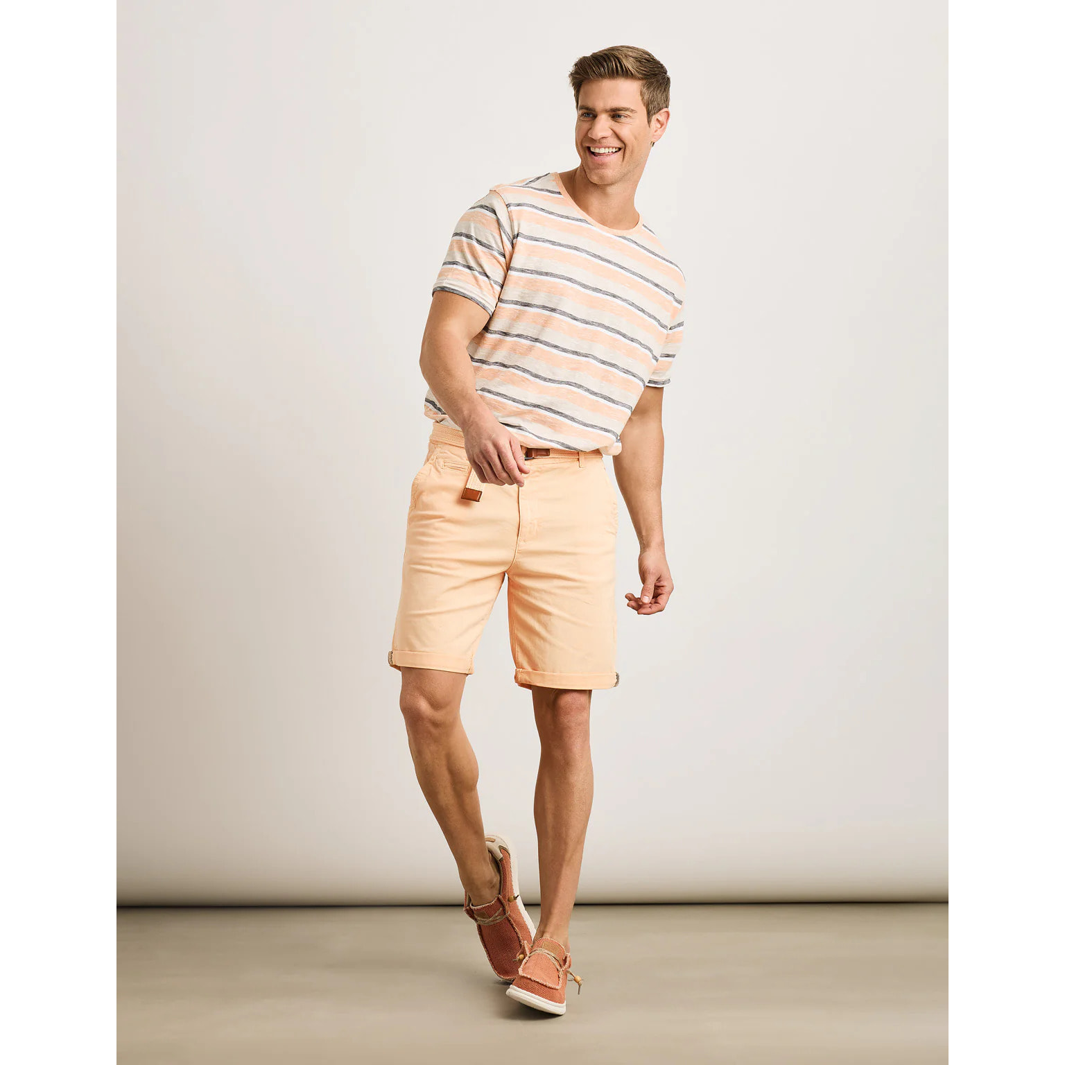 Bermuda Naranja Pastel - Steven