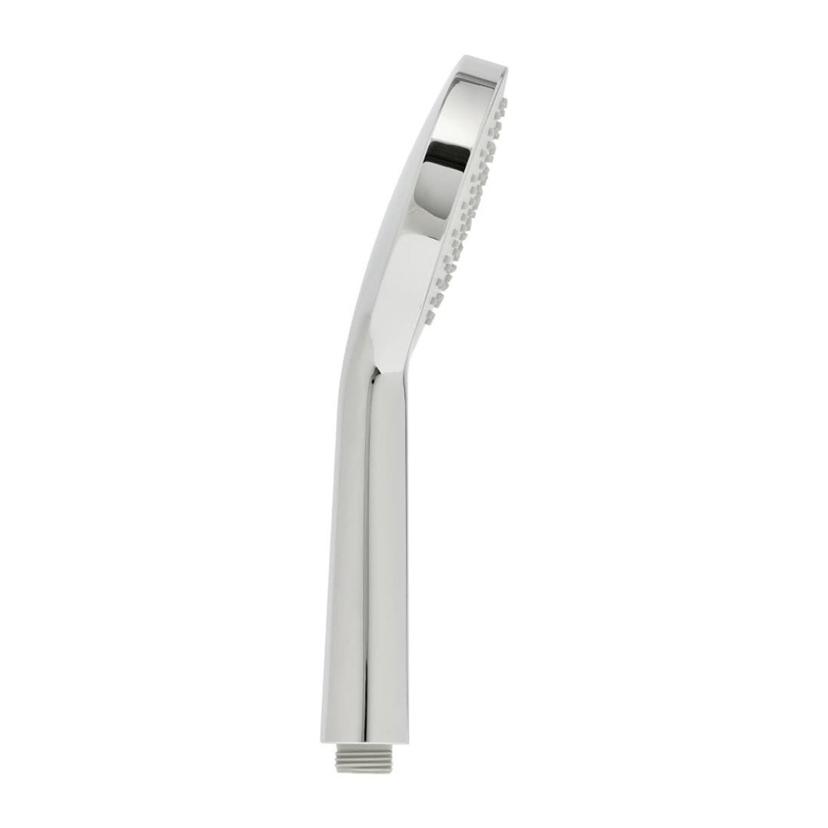 Douchette à main en plastique, 1 jet, buses silicone, chrome brillant (SATBSRS21)