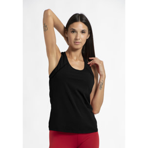 DEHA - Canottiera JERSEY STRETCH TANK TOP in cotone per donna