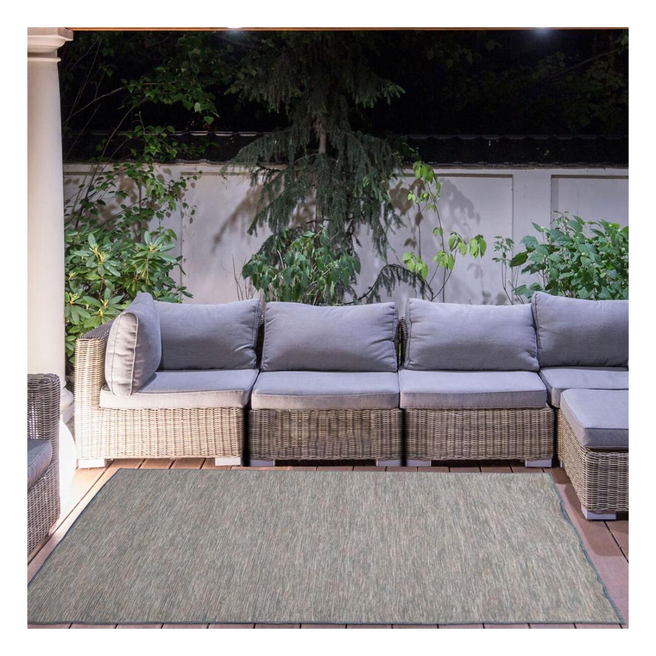 Tapis extérieur tissé kilim rectangle MOMI