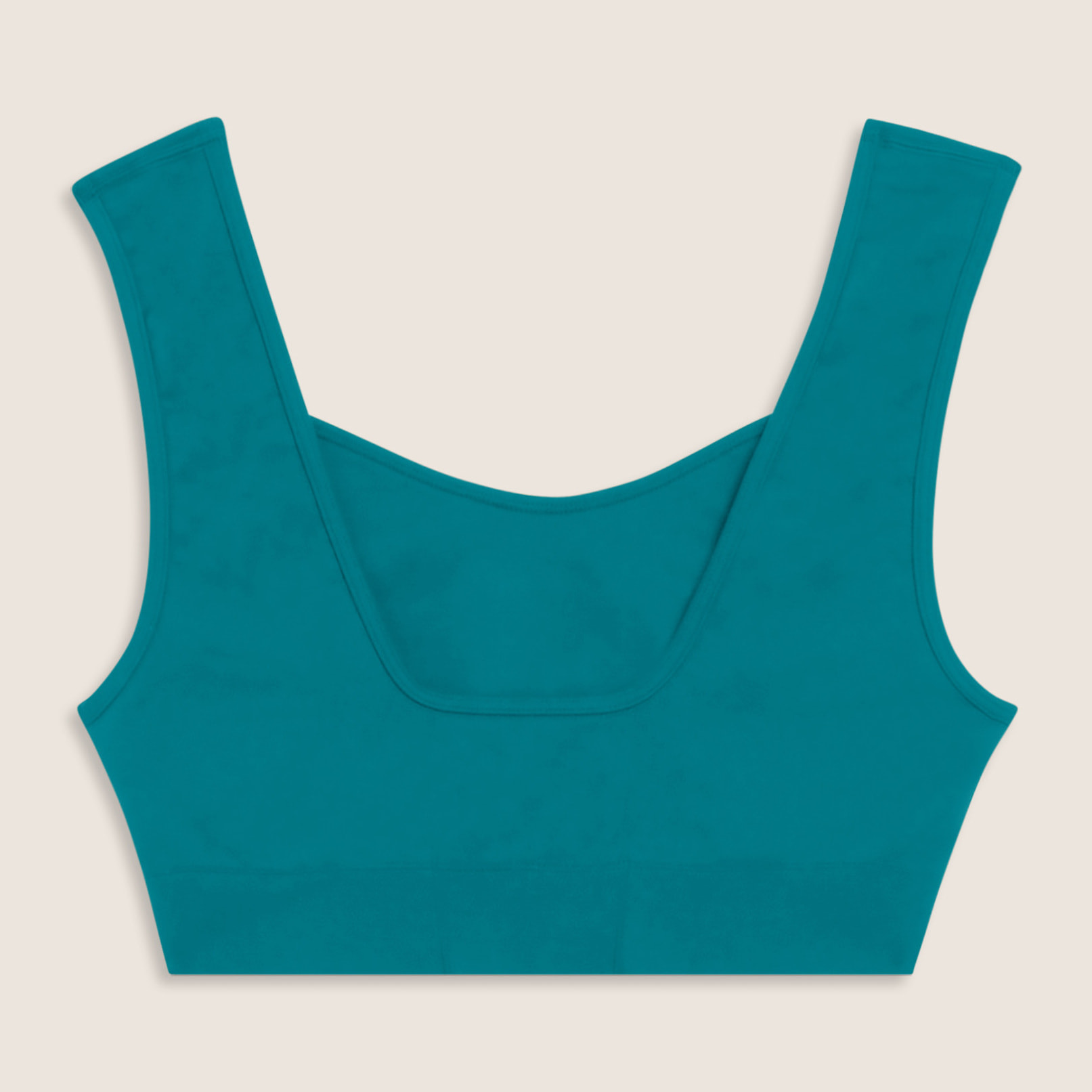 Top sportivo seamless con scollo a cuore e supporto leggero