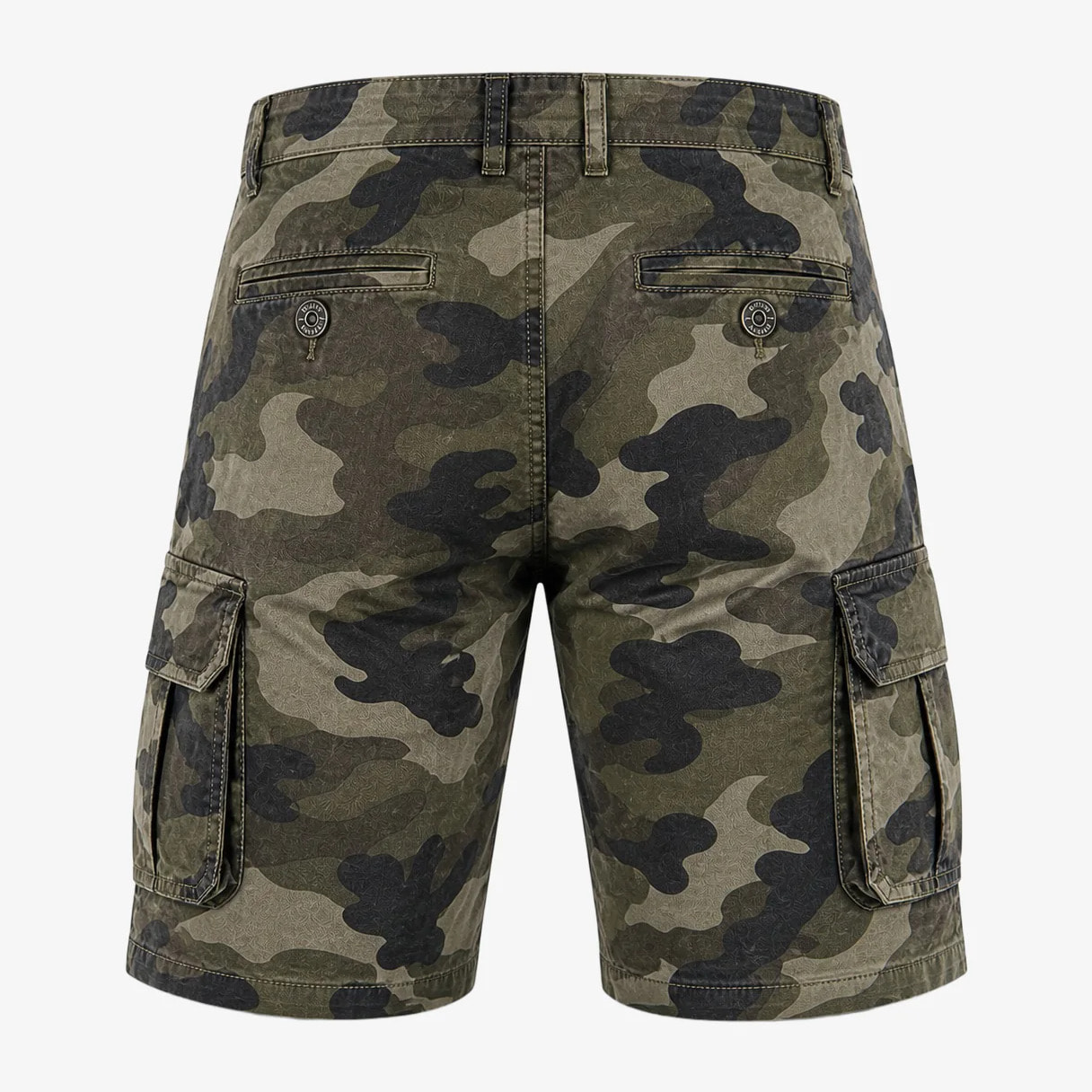 Bermuda Esercito cargo camouflage verdi uomo