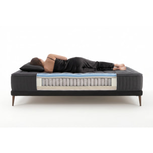 Matelas Ressorts Ensachés Black Spring Royal, 30 cm, 2 places - Moonia