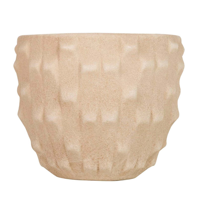 Macetero Cerámica Marrón 32x32x26 Cm
