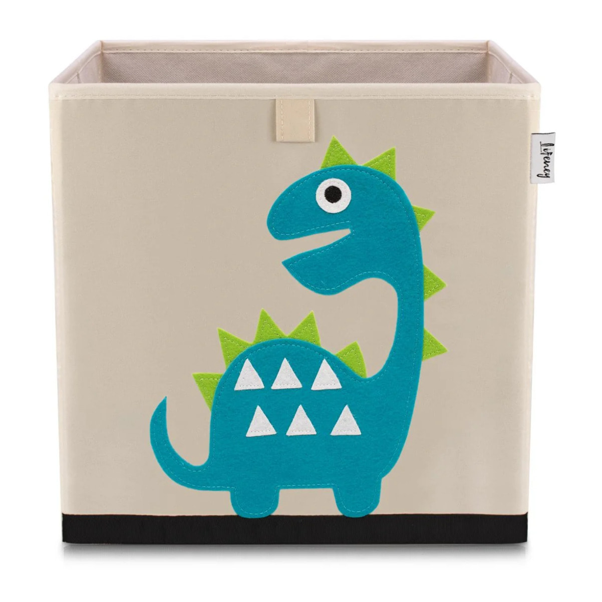 Boîte de rangement en tissu pour enfant "dinosaure diplodocus", compatible Ikea Kallax Lifeney