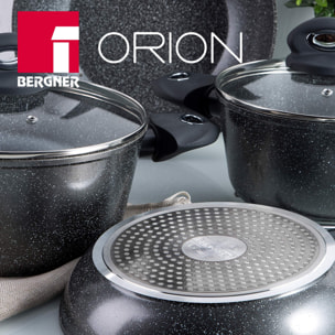 Set 6pc batería de cocina aluminio forjado, Bergner, Orion