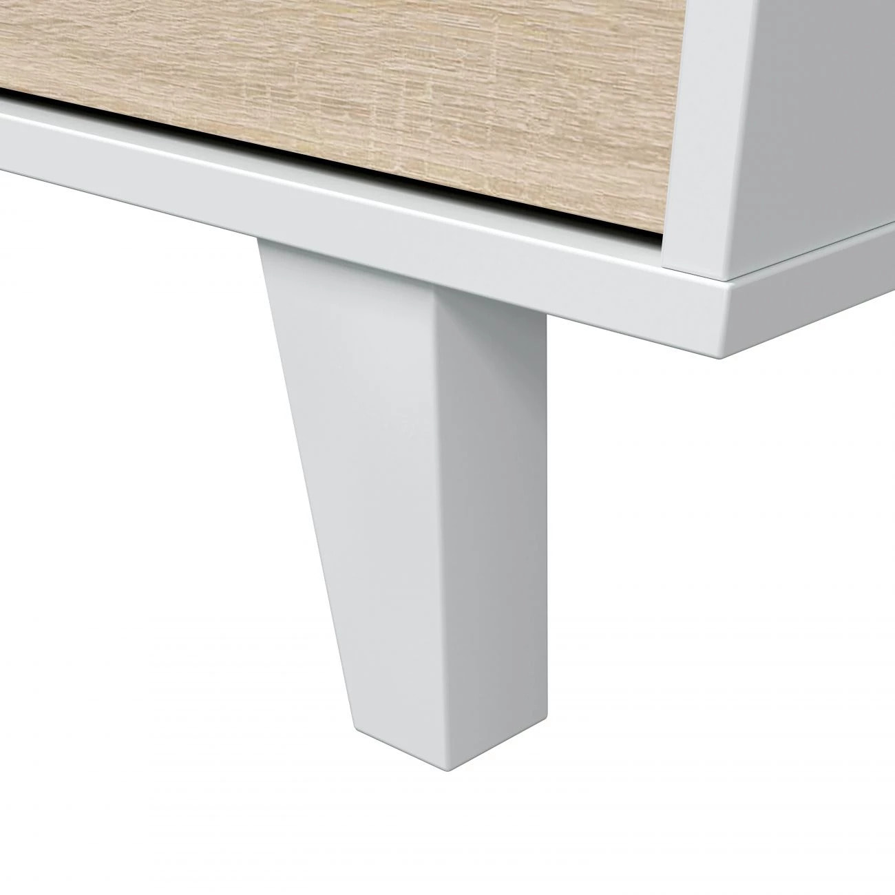 Aparador Niva Blanco Brillo - Roble Canadian