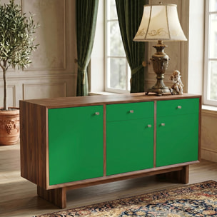 Rouleau adhésif décoratif Vinyle au Mètre - Vert cactus - Sticker Lavable Imperméable Mur Cuisine Meubles