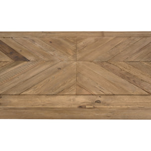 SANDY - Table à manger 200x90cm bois Pin recyclé