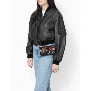 Pochette da Donna Alda in Vera Pelle Made in Italy 10x18x5 cm