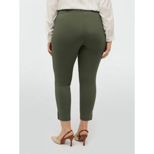 Fiorella Rubino - Pantalón pitillo de viscosa LENZING™ ECOVERO™ - Verde