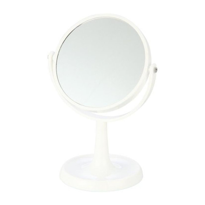 Miroir grossissant sur pied ABS NAPOLI Blanc MSV