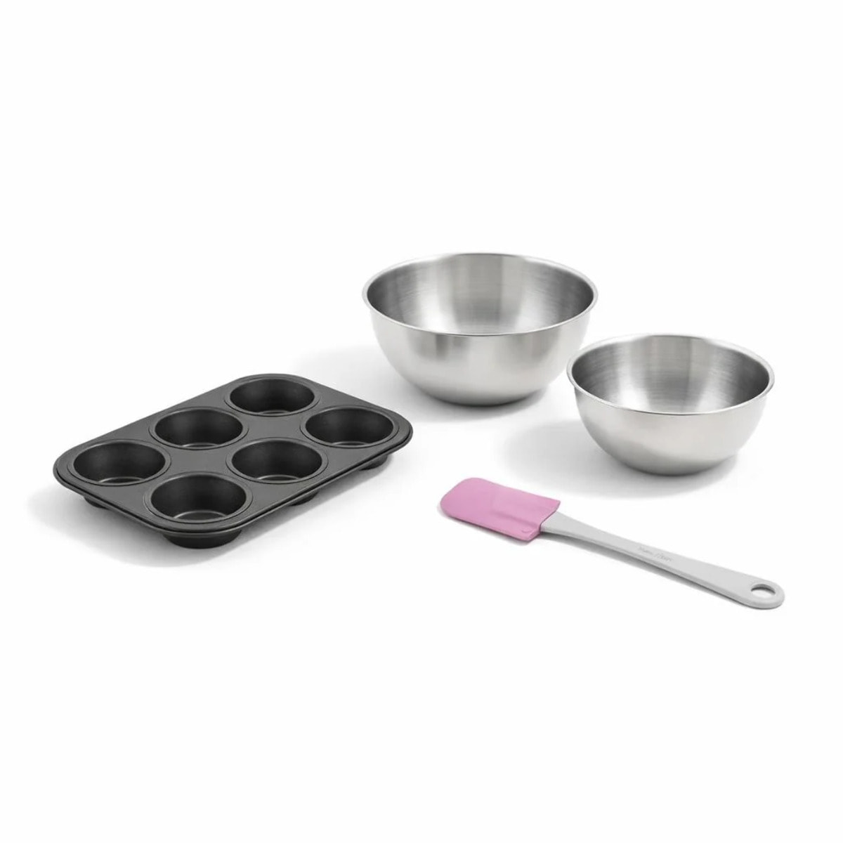 Set de 4 ustensiles de pâtisserie moule à gâteaux 2 bols et spatule pâtisserie Black mettallic Black mettallic Zenker  Black mettallic