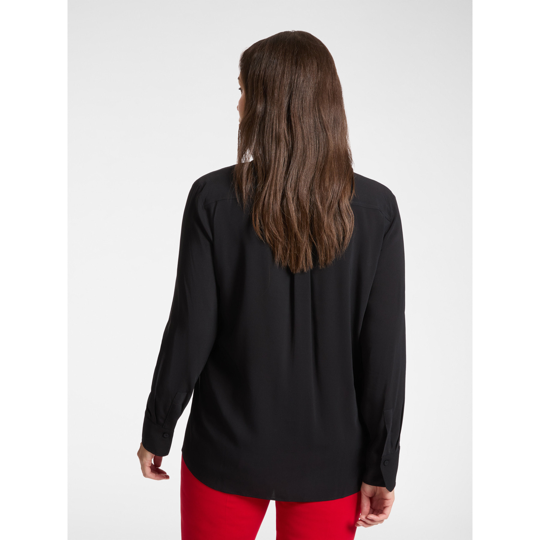 Elena Mirò - Camisa con collar - Negro