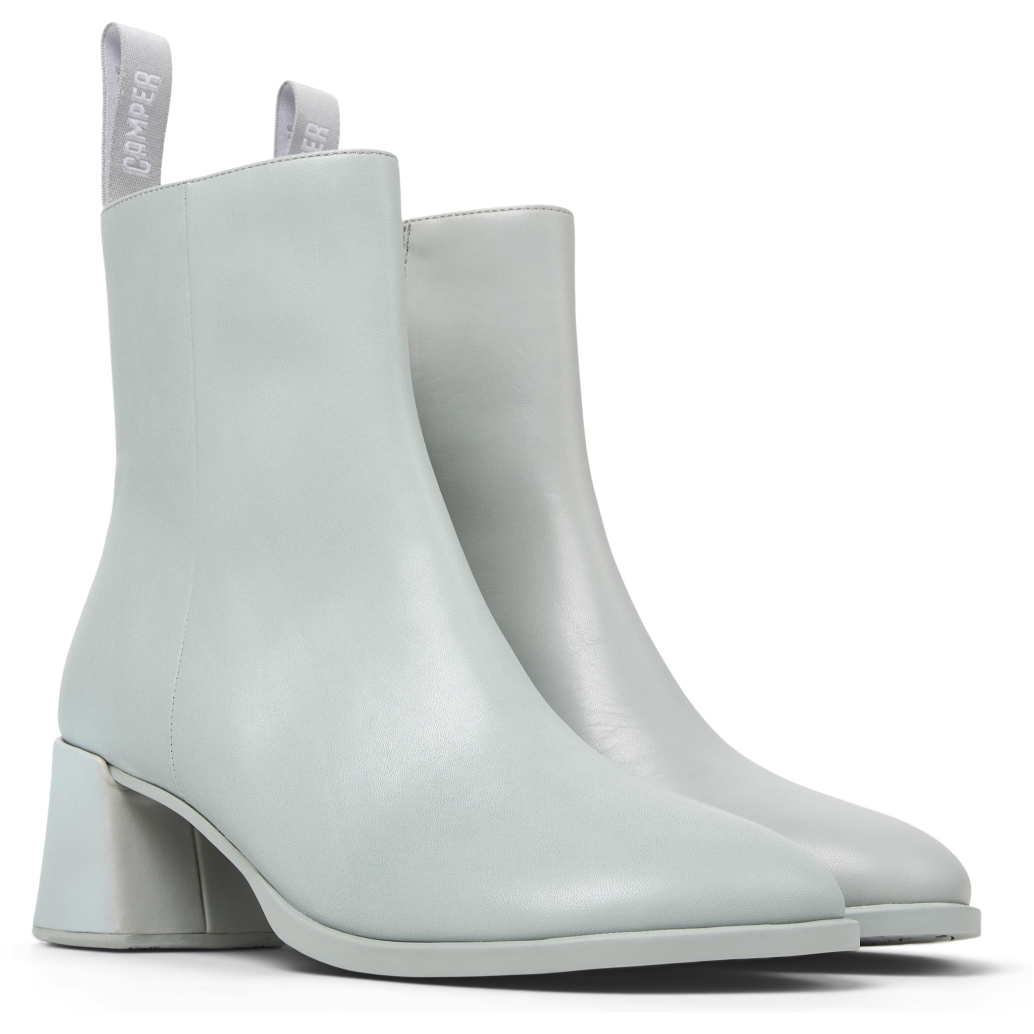 Botines - CAMPER Kora - Gris - Cuero liso