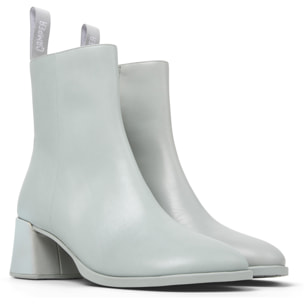 Botines - CAMPER Kora - Gris - Cuero liso