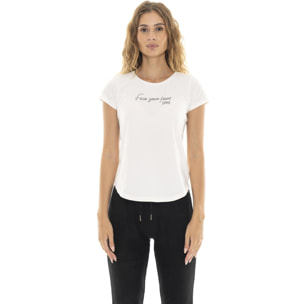 Camiseta manga corta mujer "Relajada"