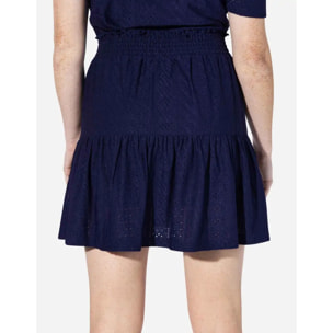 Falda Mini Azul Marino - Clara