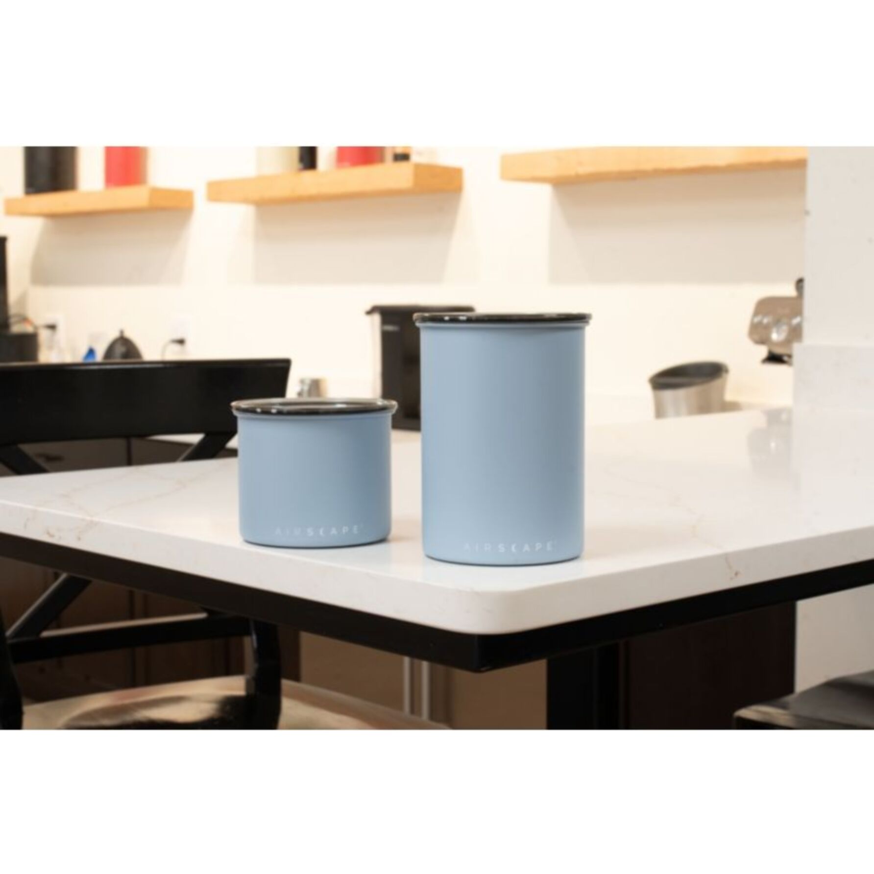 Boite à café AIRSCAPE métal 500gr Fog