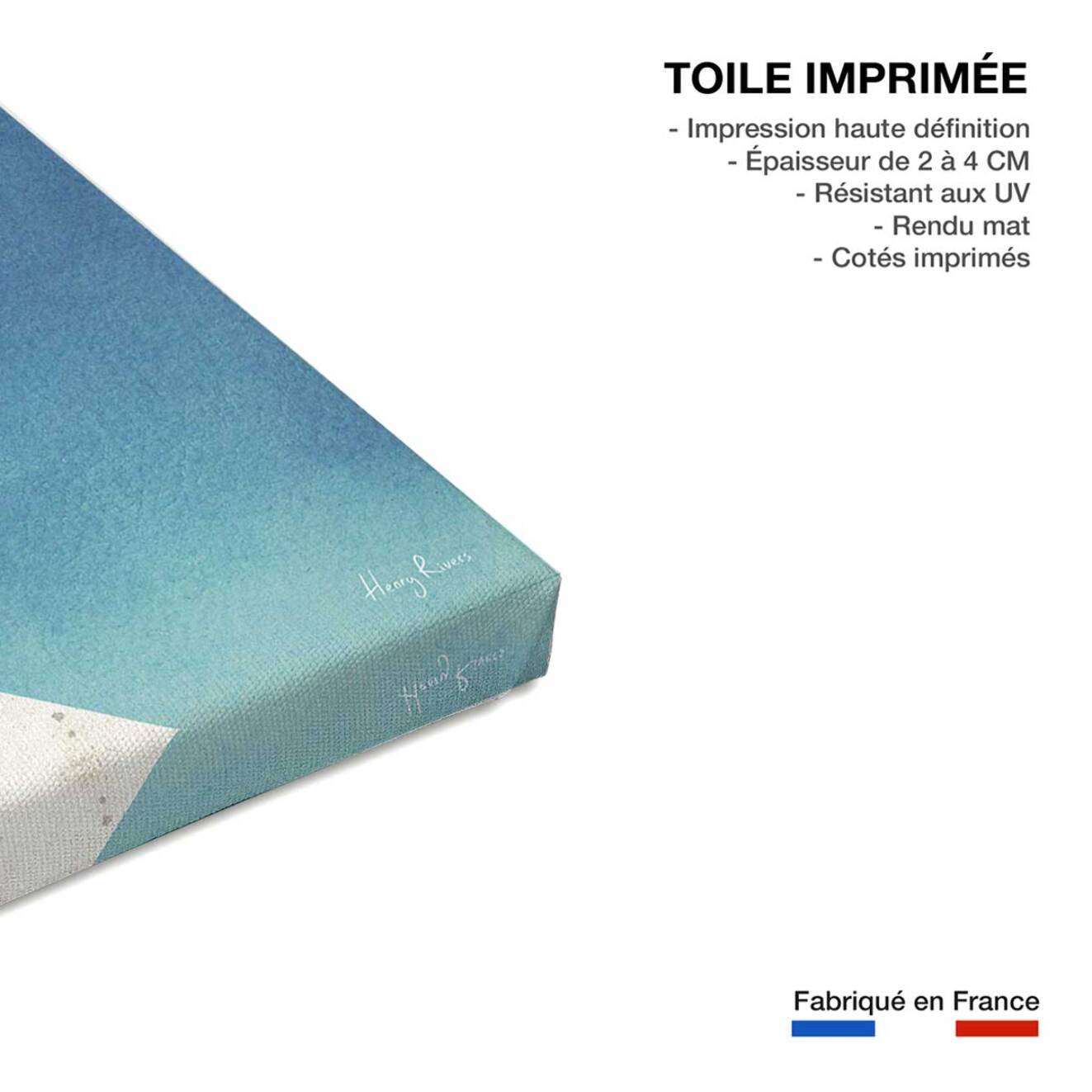 Tableau sud est marseille  Toile imprimée