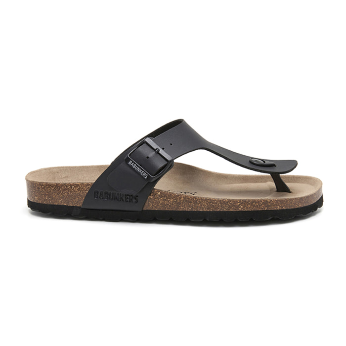 SANDALIA BABUNKERS NEGRO